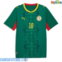 Camisa de time de futebol Senegal Ismaila Sarr #18 Replicas 2º Equipamento Mundo 2026 Manga Curta